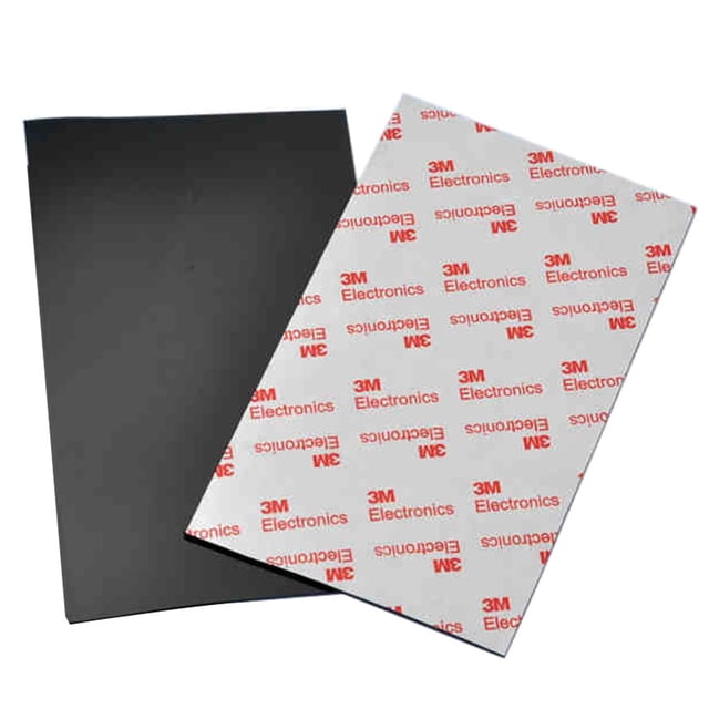 Almohadillas para muebles cortables de silicona autoadhesivas antideslizantes, protectores de piso de goma antideslizantes y antiarañazos de 2 piezas para cualquier mueble y electrodomésticos (negro)