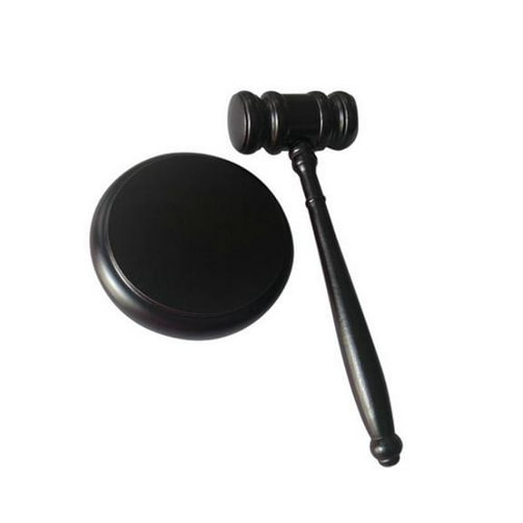 QIDITONG 1 Set Gavel And Sound Block Set Judge Gavel Prop Wooden Gavel And Block Set For Judges Lawyers And Auctioneers Judge Accessories