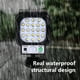 thumbnail image 4 of Hogar y cocina, Luces LED, Luz solar para exteriores, Luces solares para exteriores, Luces solares con sensor de movimiento IP65, 3 modos, Luces de seguridad de pared para cercas, patios, jardines, pu, 4 of 6