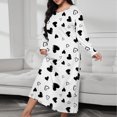 thumbnail image 4 of HomeGardon Nightgowns for Women,Women's Sleepwear,Women's Casual Long Gown Pajamas Home Wear Pajamas,XL-XXXXXL, 4 of 4