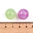 thumbnail image 3 of Opaque Resin Beads Round with Glitter Powder Mixed Color 16mm Hole: 2~2.5mm diy, 3 of 3