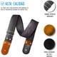 thumbnail image 3 of Correa para guitarra, Strap guitarra acústica, bajo eléctrico, guitarra eléctrica Kidam Mezclilla gris, 3 of 3