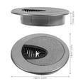 thumbnail image 2 of Miangastore 6pcs Desk Wire Hole Cover Desk Cable Grommet Desk Cable Hole Cover Wire Hole Cover for Home Office Tabletop Convenient Desk Cable Organizer Hole Cover, 2 of 9