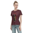 thumbnail image 4 of Women's Basic Short Sleeve T-Shirt Demon Slayer Tomioka Yiyong, 4 of 6