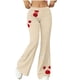 thumbnail image 3 of TaTaai Women's Loose Comfortable Flared Wide Leg Yoga Pants Fashion Casual Sports Fitness Trousers Soft Breathable All Match Daily Wear Gift, 3 of 7