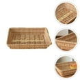 thumbnail image 3 of Basket Serving Food Fruit Storage Bowl Vegetable Wicker Garlic Bread Snack Display Container Ratten Baskets Woven Tray, 3 of 7