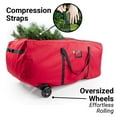 thumbnail image 4 of [Sac de Rangement pour Arbre à Roulettes] - Grand Sac de Rangement à Roulettes de 9 Pieds pour Arbres Artificiels jusqu'à 9 Pieds de Haut - Sangles de Compression pour Sécuriser Votre Arbre / EZ Roller par Santa's Bags, 4 of 4