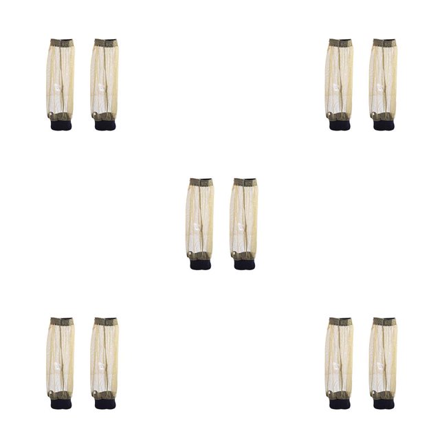 Sonducket 1 par de calcetines de senderismo, pantalones antimosquitos, malla de red, mallas repelentes de mordidas con protección contra insectos Unisex Negro 5piezas Sonducket CBP226780
