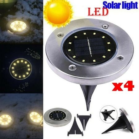 Tuscom Led Solar Buried Light Under Ground Lamp Outdoor Tuscom Led Solar Buried Light Under Ground Lamp Outdoor Path Way Garden Decking