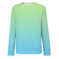 thumbnail image 4 of Weikingp Crewneck Sweatshirt Womens Sweats Cute Sweatshirts Womens Sweatshirts Women's Sweatshirts Blue L, 4 of 7
