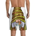 thumbnail image 5 of Cauagu Fishing Gnome Fisherman Print Pajama Bottoms for Men Sleep Pajama Shorts Elastic Waistband Sleep Pajama Short Men's PJ Shorts -XX-Large, 5 of 6