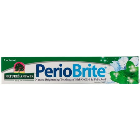Nature's Answer PerioBrite Natural Brightening Toothpaste Coolmint