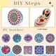 thumbnail image 2 of Diamond Art Mosaico Espejo Maquillaje Diamante Imitación Bordado DIY Craft Set Bolsillo Doble Cara Taladro Forma Especial para Niña, 2 of 9