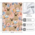 thumbnail image 3 of 2 Pcs Funny Kitchen Towels,Bulldog Dog and Flower Florals Microfiber Dish Towels,Kitchen Tea Towels,Kitchen Towel Set (18" X 26"), 3 of 3