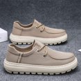 thumbnail image 4 of Men's Lace-Up Thick Sole Cloth Casual Shoes, 4 of 7