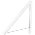 thumbnail image 1 of Anjuer Cintre Pliant Mural Rétractable, Aluminium, Installation Facile, Blanc, 1 of 8