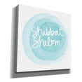 thumbnail image 2 of Epic Graffiti 'Shabbat Shalom Blue' by Linda Woods, Canvas Wall Art, 12"x12", 2 of 3
