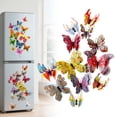 thumbnail image 2 of Butterfly Wall Decor, 3D Butterflies Stickers for Party Decorations with Magnets, Colorful Butterfly Wall Stickers for Party Offices Bedroom Room Sticker Set, 1 Set, 2 of 8