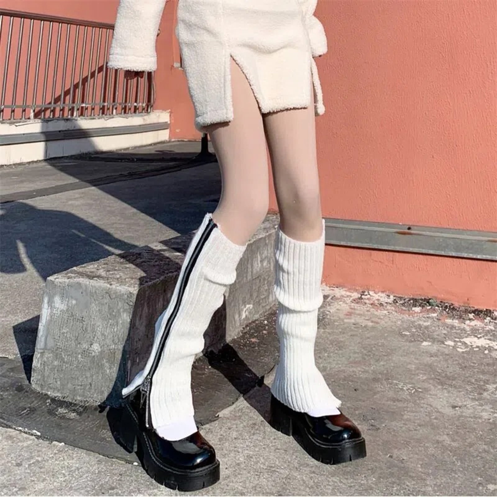 2-Pack) Puawkoer Womens Leg Warmers Gothic Rave Leg Warmers
