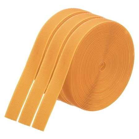 Uxcell 26.25 Feet Carpet Marker Strips 3 Rolls Blend Strips Spots Hook Tape Orange