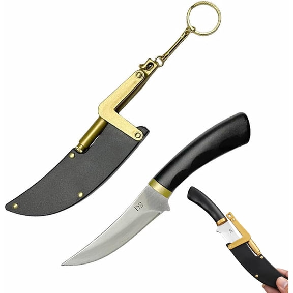 Cithway D2 All-In-One Swift Cut Portable Knife, Mini Multi-Functional Portable Knife, Suitable For Cooking Enthusiasts and Outdoor Sports Enthusiasts