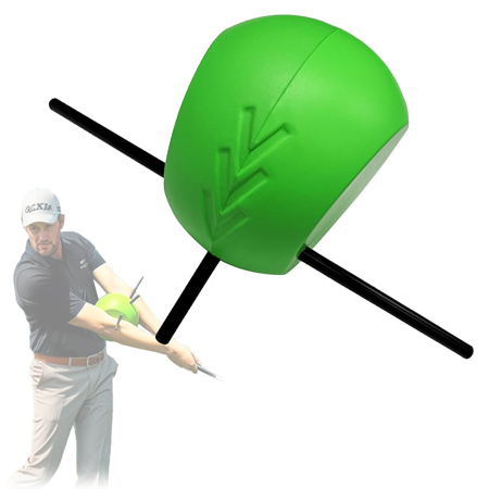 Golf Training Aid Golf Swing Training Aid Golf Swing Trainer Golf Training Equipment Golf Swing Trainer for Posture Correction Practice Helps Train Proper Swing Mechanics Arm Structure Green