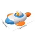 thumbnail image 2 of Blue Wind-Up Bath Chain Bear Toy, Splashing Water Play For Pool And Bathtub Fun, 2 of 7