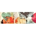 thumbnail image 2 of Winkel, Peter 14x7 White Modern Wood Framed Museum Art Print Titled - Pop Love #1 (detail), 2 of 4