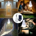 thumbnail image 3 of Solar Powered Shed Light Bulb LED Portable Hang Up .3W Lamp Hooking Chicken Coop, 3 of 5
