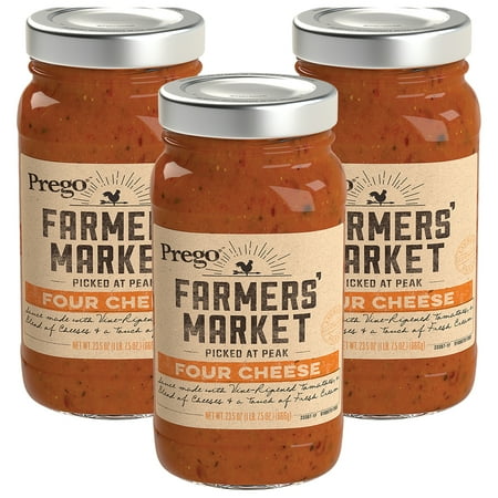 Plato Farmers Market Salmon - (3 Pack) Prego Farmers' Market Four Cheese Sauce, 23.5 oz.