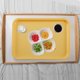 thumbnail image 5 of Bandeja de comida rápida, bandeja de almacenamiento para jardín de infantes, plato de ensalada de postre de fruta, 5 of 5