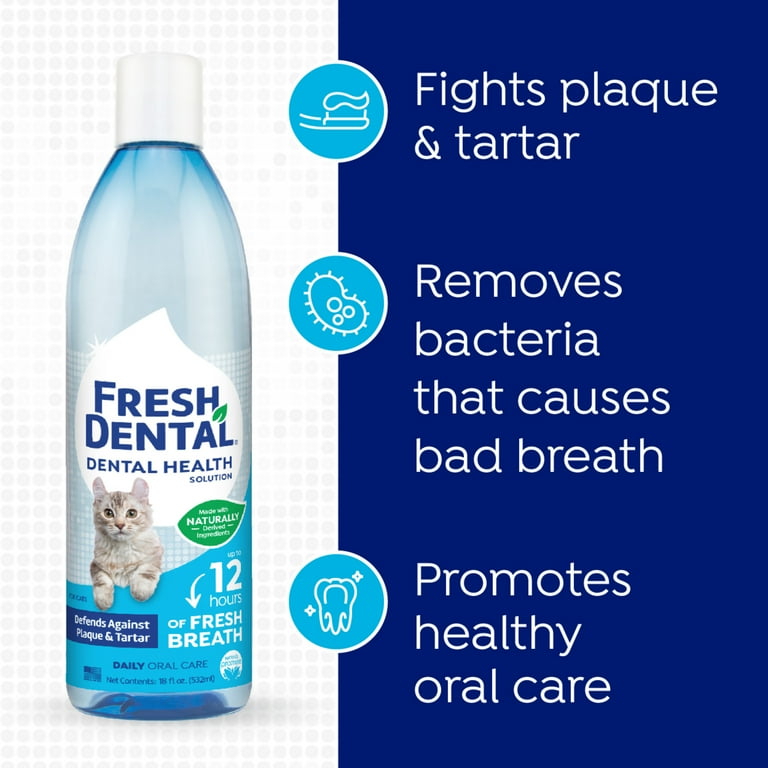 Naturel Promise Fresh Dental Cat Breath Freshener Water Additive