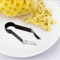 thumbnail image 4 of 2PCS Clips Multifunctional Pineapple Eye Remover 2024 New Stainless Steel Pineapple Lid And Slicer Strawberry Lid Tool Kitchen Pineapple Strawberry Stem Remover Tool 2PCS Yellow, 4 of 7