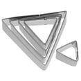 thumbnail image 3 of BRIGHTFUFU 5-Piece Stainless Steel Triangle Biscuit Cutters for Baking, Pancakes, Sweets, and Home Kitchen Embossing Molds -, 3 of 8