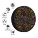 thumbnail image 4 of Fotbe Casino Icons Funda de Llanta de Repuesto con Estampado, Engrosada, Ajuste Universal para Jeep, Remolque, RV, SUV, Camión-16 inch, 4 of 6