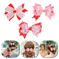 thumbnail image 4 of GOOHOCHY 3 unids exquisito arco cabello barrettes arco horquillas Día de San Valentín Decoraciones para el cabello, 4 of 7