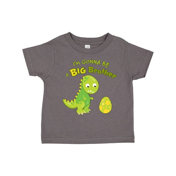 Inktastic I'm Gonna Be a Big Brother-dino Boys Toddler T-Shirt