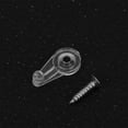 thumbnail image 2 of 30pcs Mirror Fixing Clips Lens Glass Assembly Wardrobe Cabinets Bookcase Glass Embedded Fixing Clips with Screw (Transparent), 2 of 7