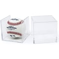 thumbnail image 4 of Bmatwk Baseball Display Case, UV Protected Acrylic Cube Baseball Holder Square Clear Box Memorabilia Display Storage Sports Official Baseball Autograph Display Case - Fits Official Size Ball, 4 of 4
