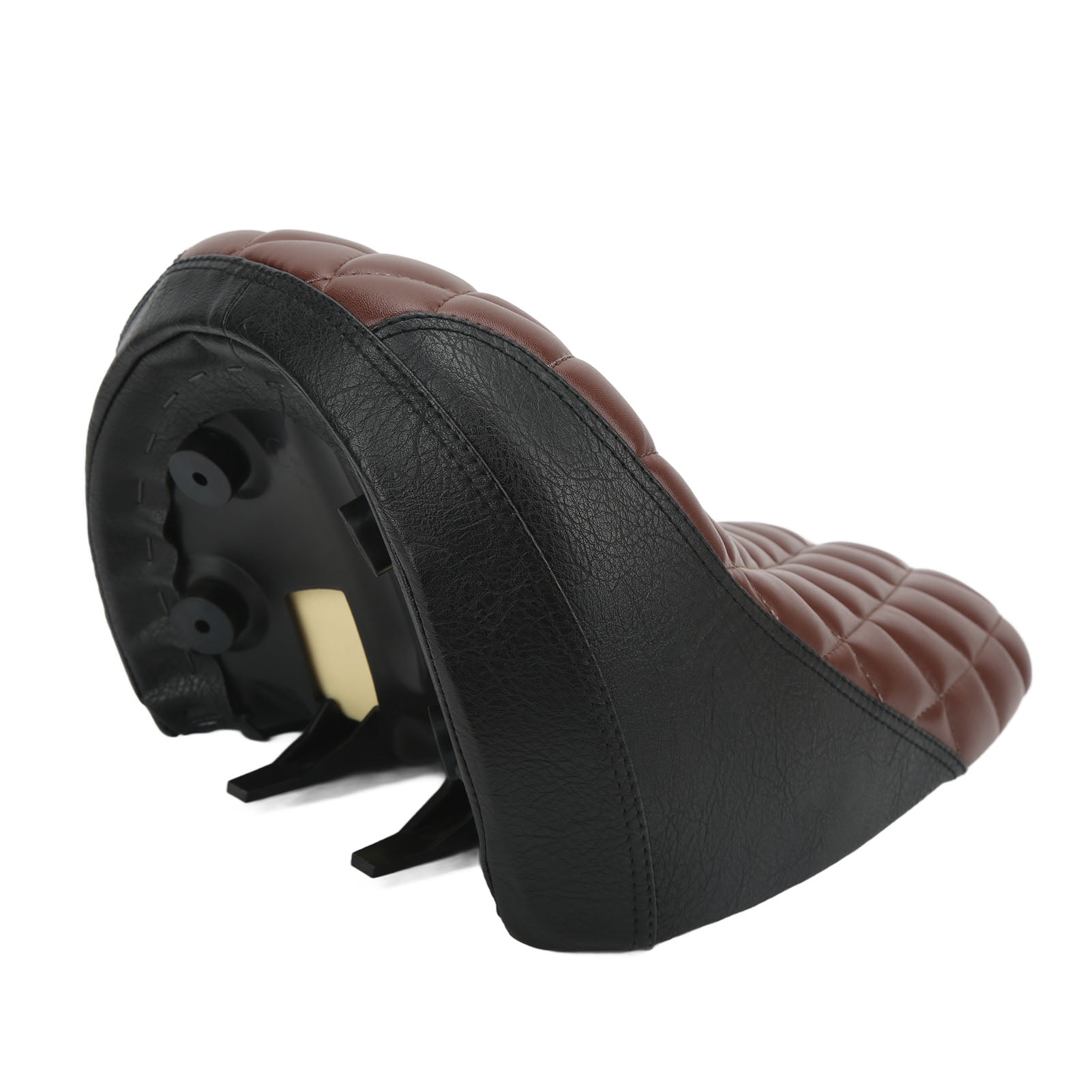 SOPHSUSTAINABLE LEATHER SINGLE RIDER’S L Saddlemen Explorer LS Lattice Stitch Seat For Harley Softail