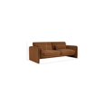 thumbnail image 3 of Meridian Furniture Sloan Saddle Velvet Fabric Sofa, 3 of 17