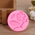 thumbnail image 4 of Peach Blossom Silicone Fondant Baking Tool Silicone Mold Silicone Cake, 4 of 5