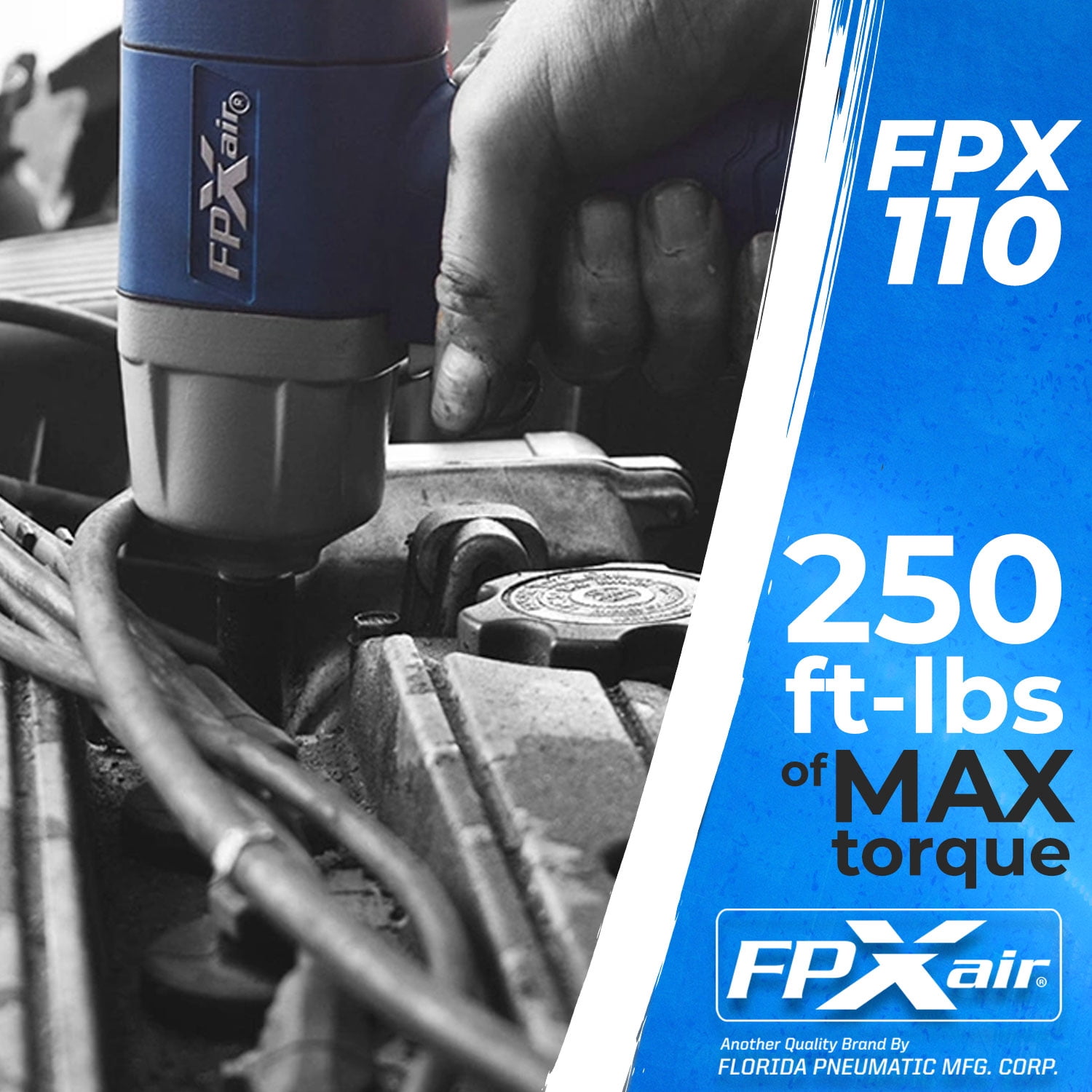 FPX-AIR 3/8" Composite Impact Wrench: FPX-110, Automotive Power Tools for Mechanics, Garage Tools