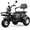 Grey, variant on YEBEI Senior Electric Trike 2-Seater 3-Wheel Electric Scooter 60V20AH Brushless Motor 18MPH 30 Miles 440LBS Two Baskets UL2849 Pre-Assembled 75%