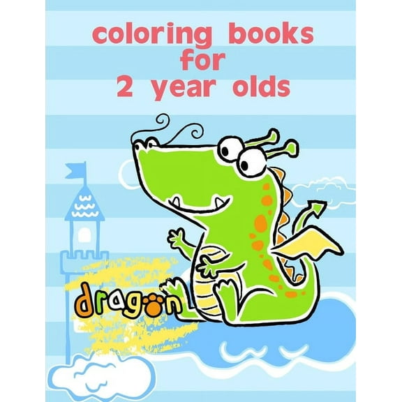 Animals Art Drawing Coloring Books For 2 Year Olds: Fun and Cute Coloring Book for Children, Preschool, Kindergarten age 3-5, Book 2, (Paperback)