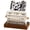 Beige, variant on Panda Wheel Perpetual Calendar Wooden Perpetual Calendar Office Desktop Reminder Mini Cartoon Ornament