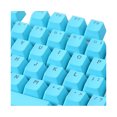 thumbnail image 1 of 106 Touches PBT Remplacement de Rétroéclairage Couleur Unie pour Clavier Mécanique - Bleu, 1 of 5