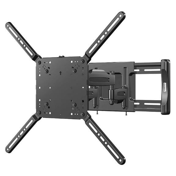 Restored SANUS Decora Full-Motion Wall Mount for TVs 40"- 86", Up to 100 lbs, Tiltable, DLF118-B1 Black (Refurbished)