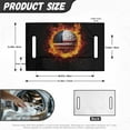 thumbnail image 7 of Renewold Golf Ball American Flag Flame Golf Cart Seat Cover Comfort Sweat Absorption Cloth Seat Cover with 4 Pockets Fits for 2 Person Club Car for Summer or Winter, 7 of 7