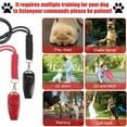 thumbnail image 3 of tredstone 2pieces Durable Dog Whistles Hand-woven Rope For Efficient Training Pet Dog Training Whistles, 3 of 6